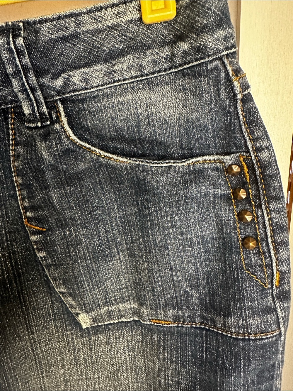 L.A. Blues Dark Blue Denim Skirt sz.18 - Picture 2 of 8